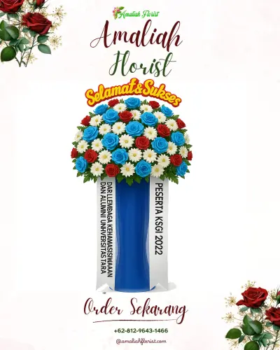 Standing Flower di Sungai Pinang Dalam